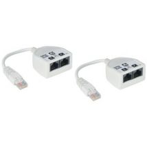 Kit coupleur RJ45 - Téléphone + Ethernet