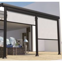 Store brise soleil frontal 2m pour pergola Couleurs du Monde