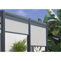 Store brise vue frontal 2m pour pergola bioclimatique