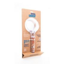 Douchette 1 jet avec billes Mineral Shower diam. 12 cm