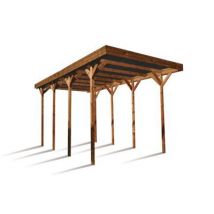 Carport bois Madeira Camping car