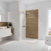 Panneau mural salle de bains 100 x 210 cm, Schulte DécoDesign Décor, japandi horizontal