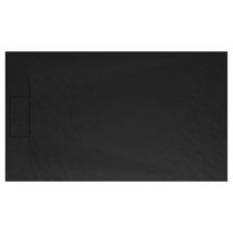 Receveur de douche 90 x 160 cm, effet pierre anthracite, Schulte
