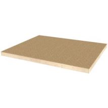 Plancher bois Décor Home pour abri de jardin 10,91m²
