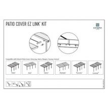 Kit de connexion gris pour pergolas Canopia by Palram