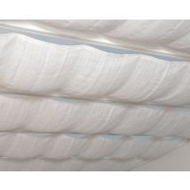 Store de toit pour pergola 300 x 610 cm blanc