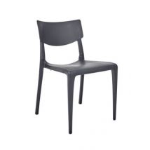 Chaise de jardin Town gris polypropylène