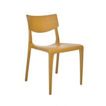 Chaise de jardin Town moutarde polypropylène