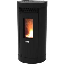 Poêle à granulés Qlima Amadéa 9500W noir