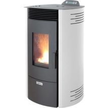 Poêle à granulés Qlima Roma blanc 10600W
