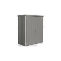 Armoire de rangement métal Biohort 150 gris quartz métallique