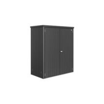 Armoire de rangement métal Biohort 150 gris foncé métallique