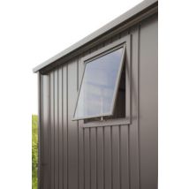 Elément de fenêtre abri de jardin Biohort Europa gris quartz