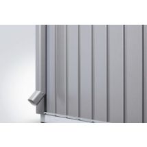 Descente d'eaux pluviales pour abri de jardin Biohort Europa gris quartz (2 pièces)
