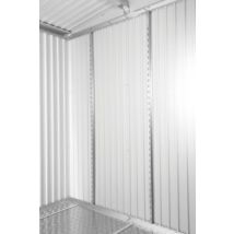 2 fixations verticales pour étagère pour abri de jardin Biohort
