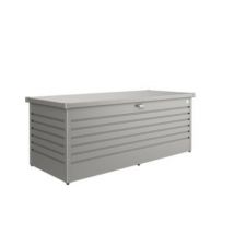 Coffre de jardin métal Biohort gris quartz 800L