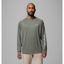 Columbia - T-shirt à manches longues PFG Terminal Tackle - Vert - Taille M - Homme