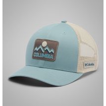 Columbia - Unisex Columbia Mesh Snap Back Hat - Crushed Blue, Iron, Columbia Mountains Size O/S Unisex