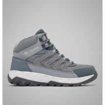Columbia - Women's Strata Trail Mid Waterproof Walking Shoe - Ti Grey Steel, Sage Leaf Size 4 UK Women