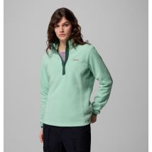 Columbia - Women's Benton Springs Half Snap Pullover - New Mint, Rain Forest Size S Women