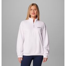 Columbia - Sudadera con media cremallera Meridian Creek - Blanco - Talla M - Mujer