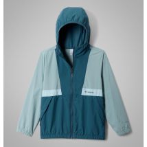 Columbia - Cortavientos con capucha Spire Valley - Azul - Talla M (10-12 a) - Niño