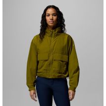 Columbia - Paracutie gecroppter Cargo-Windbreaker für Frauen - Mossy Green Größe XS