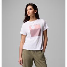 Columbia - Camiseta con estampado Rolling Bend - Blanco - Talla XS - Mujer