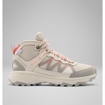 Columbia - Women's Peakfreak Rush Mid Outdry Hiking Shoe - Cloud Grey, Poppy Red Size 3 UK Women