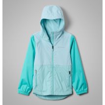 Columbia - Chaqueta impermeable de forro polar Rainy Trails III -Verde - Talla S (8 a) - Niña