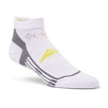 Columbia - Unisex Optical Lines Running Low-Cut Lightweight Sock - White Size S Unisex