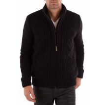 KAPORAL - Cardigan Homme Kaporal Noir en coton