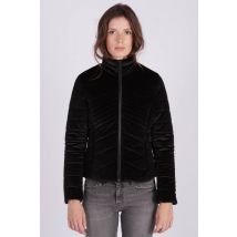 KAPORAL - Chaqueta negra efecto terciopelo