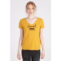 KAPORAL - Tee shirt jaune ajustée