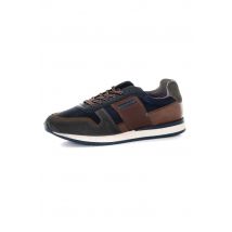 - Baskets homme bleu gris et marron