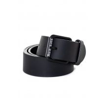 - Ceinture en cuir noir avec boucle