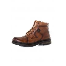 - Bottes en cuir marron