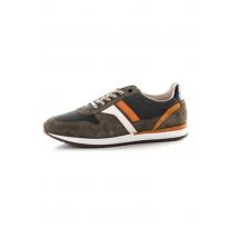 - Baskets Textile kaki beige
