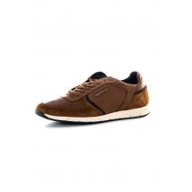 - Baskets en cuir cognac