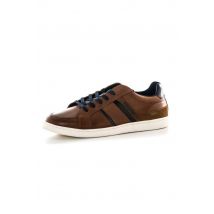 - Baskets en cuir cognac
