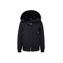 HELVETICA MOUNTAIN PIONEERS - Blouson femme Helvetica noir col noir