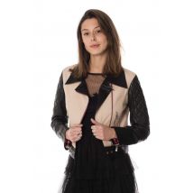 JN LLOVET - Blouson Femme JN LLOVET Taupe/black