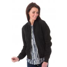 OAKWOOD - Blouson style teddy bleu marine pour femme