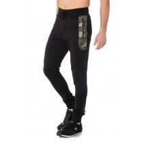 - Pantalon de jogging noir et kaki