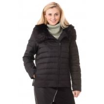 Blouson femme schott JKTPERFFUR1W BLACK