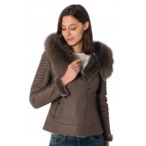 GIOVANNI - Blouson en mouton retourné