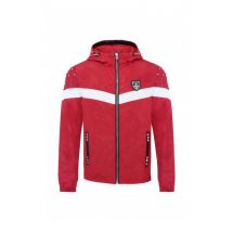 HORSPIST - Chaqueta roja con capucha Horspist