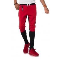 HORSPIST - Pantaloni sportivi rossi e neri