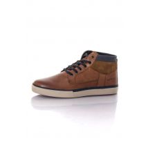 - Boots à lacets coloris cognac