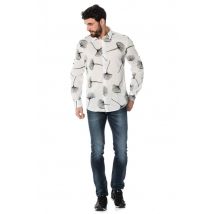ANTONY MORATO - Camisa blanca Antony Morato con estampado negro